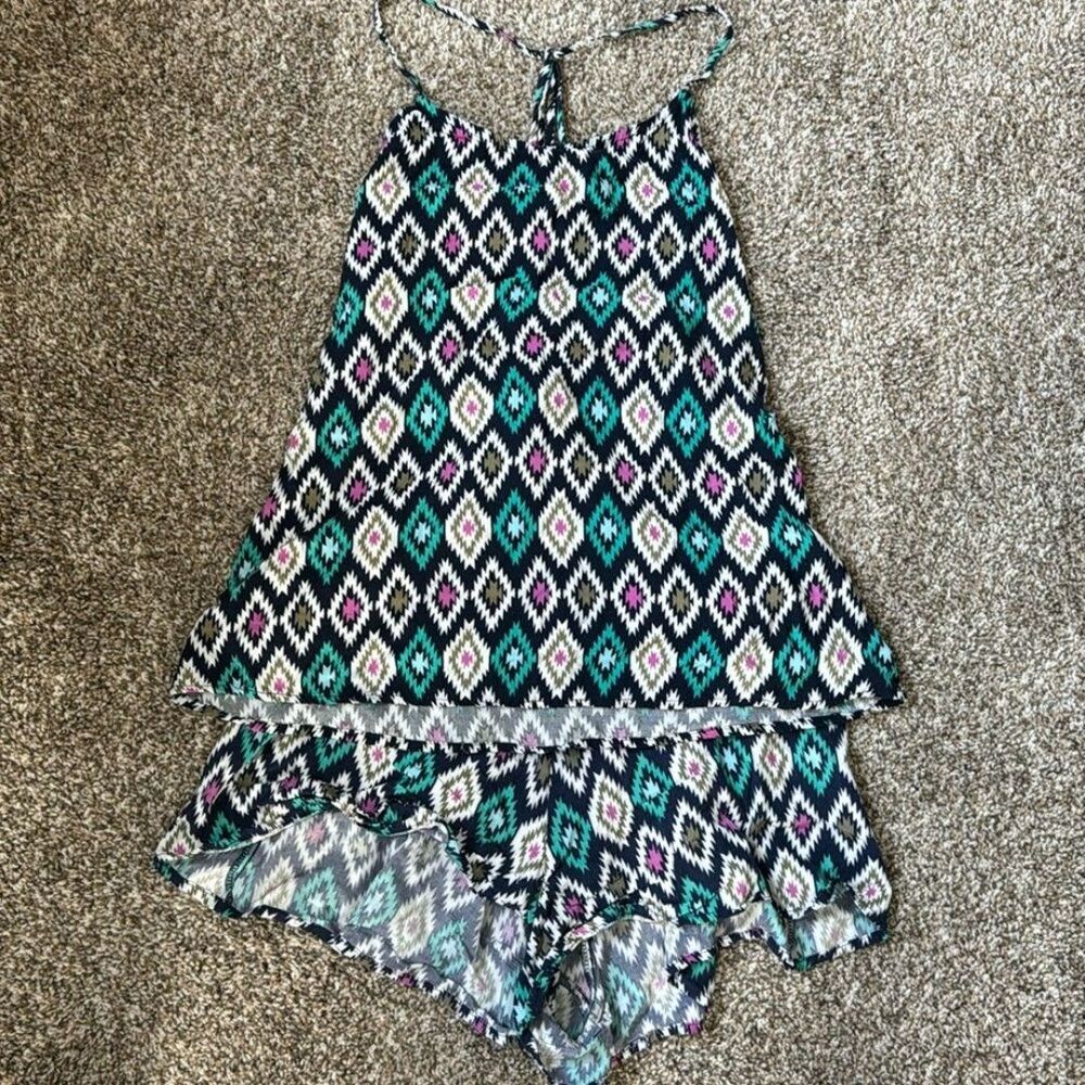 Flowy strappy sleepwear set - Picture 1 of 5